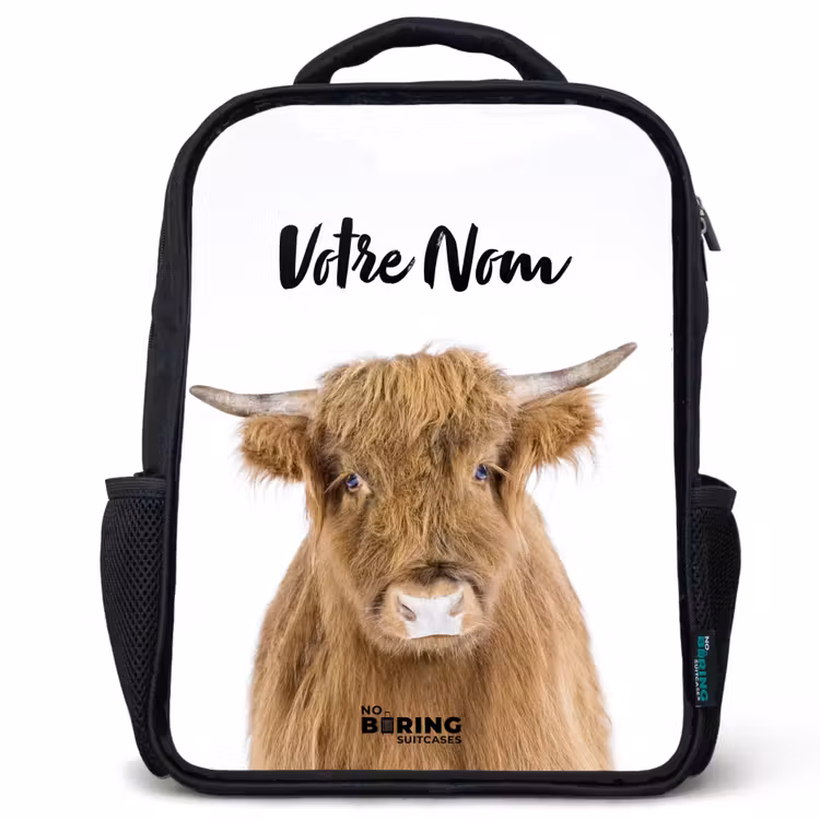 Sac à dos enfant - Noir - Halbe Hooglander — 1