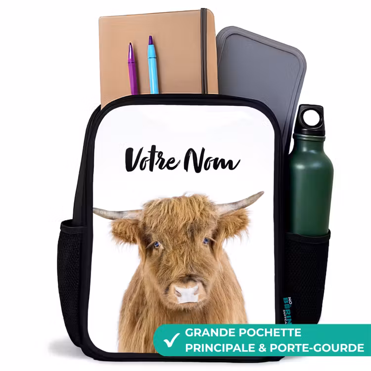 Sac à dos enfant - Noir - Halbe Hooglander — 10