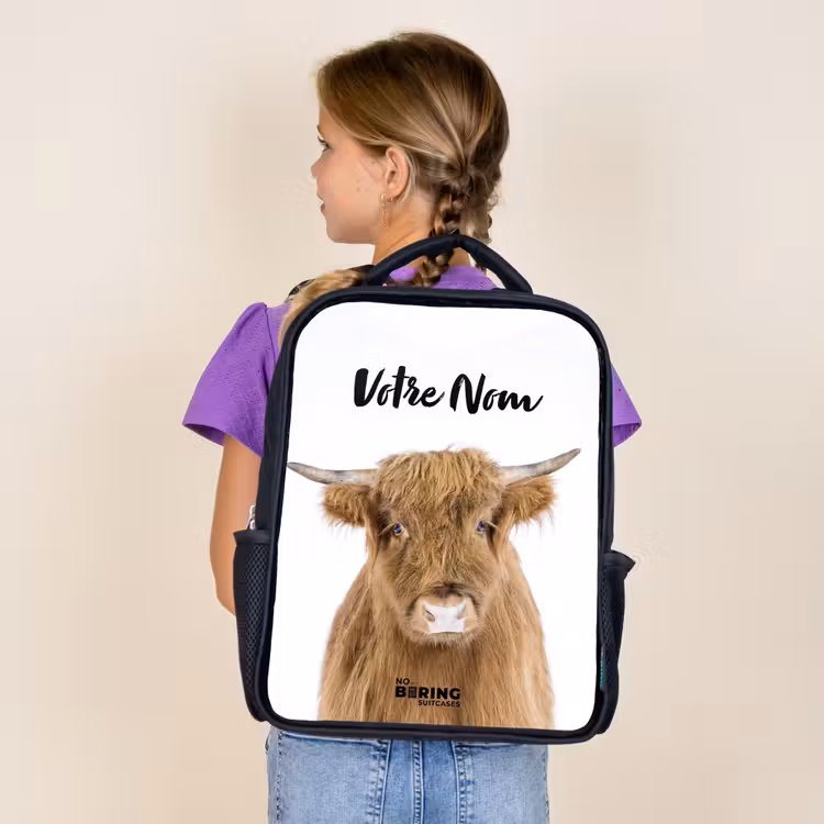 Sac à dos enfant - Noir - Halbe Hooglander — 4