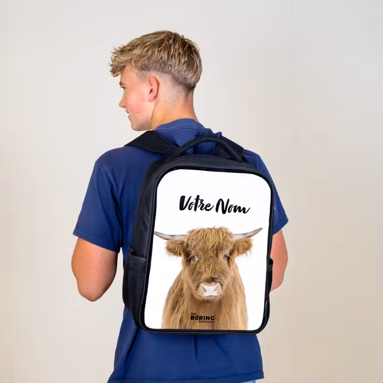 Sac à dos enfant - Noir - Halbe Hooglander — 5