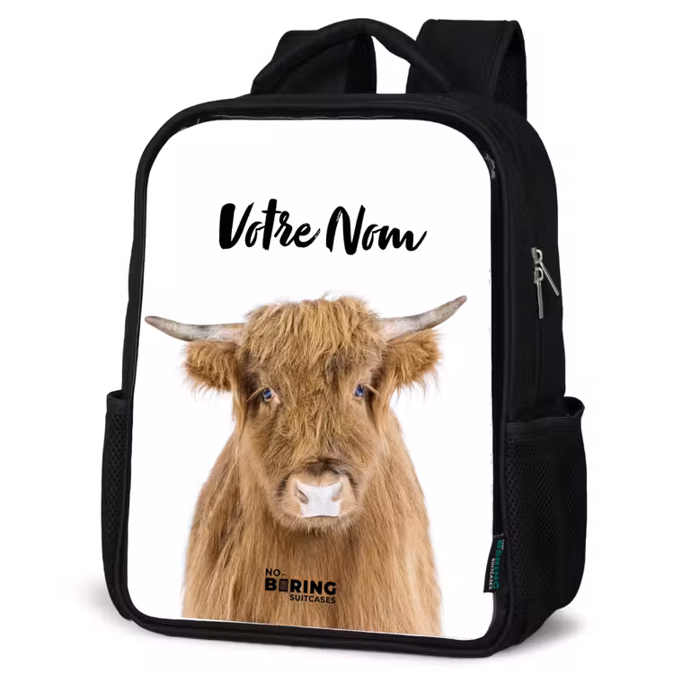 Sac à dos enfant - Noir - Halbe Hooglander — 6