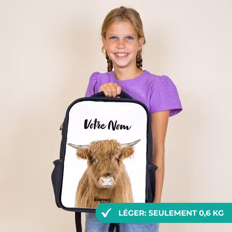 Sac à dos enfant - Noir - Halbe Hooglander — 9