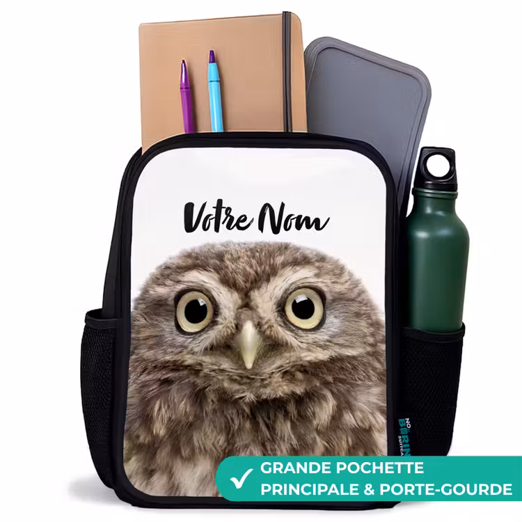 Sac à dos enfant - Noir - Hibou d'Ulke — 10
