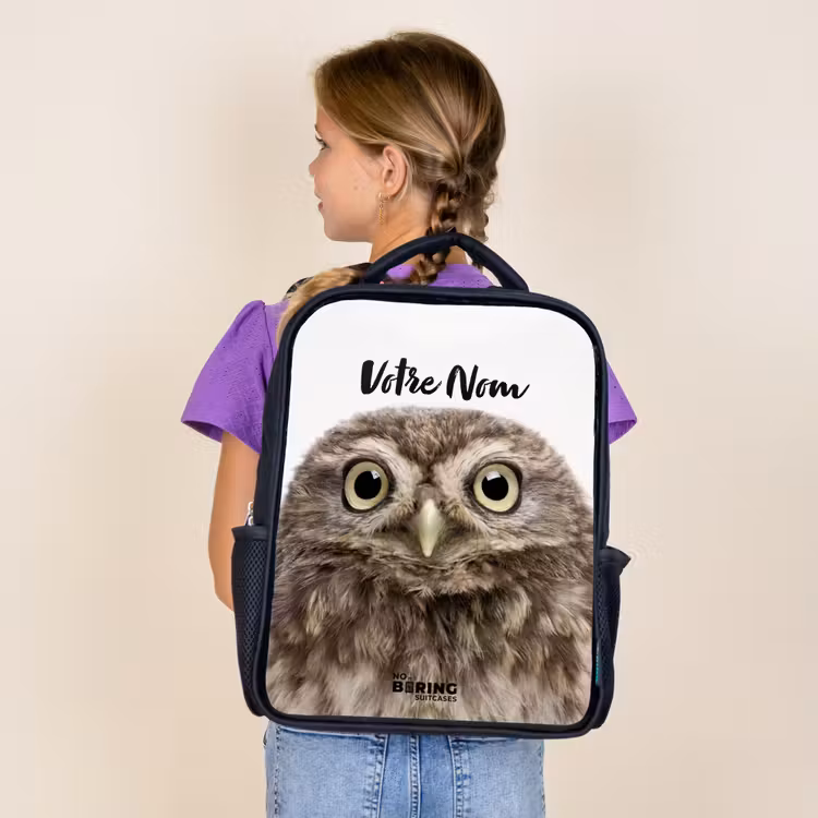 Sac à dos enfant - Noir - Hibou d'Ulke — 4