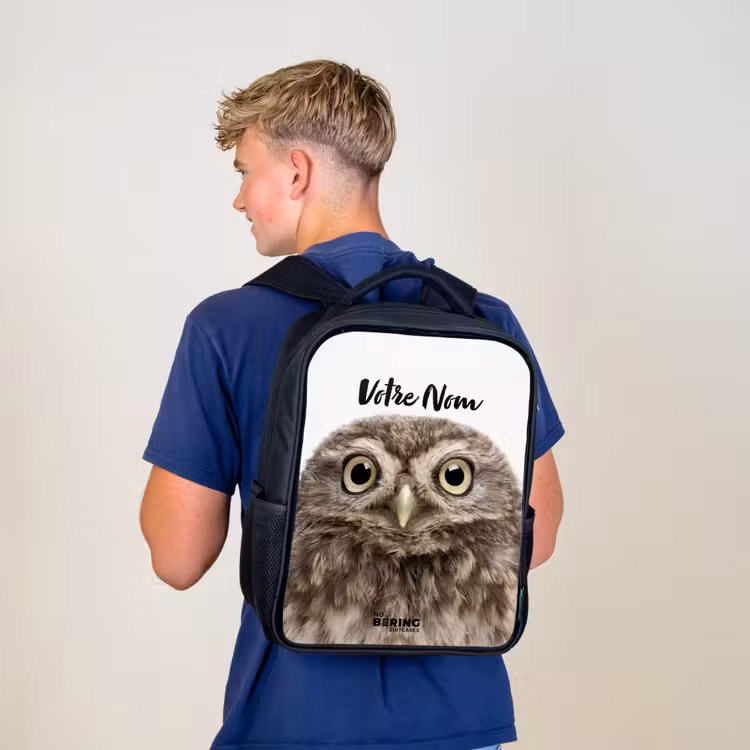 Sac à dos enfant - Noir - Hibou d'Ulke — 5