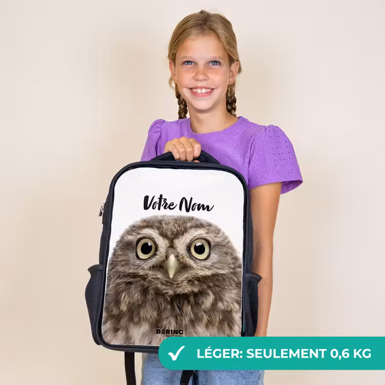 Sac à dos enfant - Noir - Hibou d'Ulke — 9