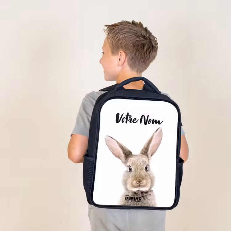 Sac à dos enfant - Noir - Koen Rabbit — 2
