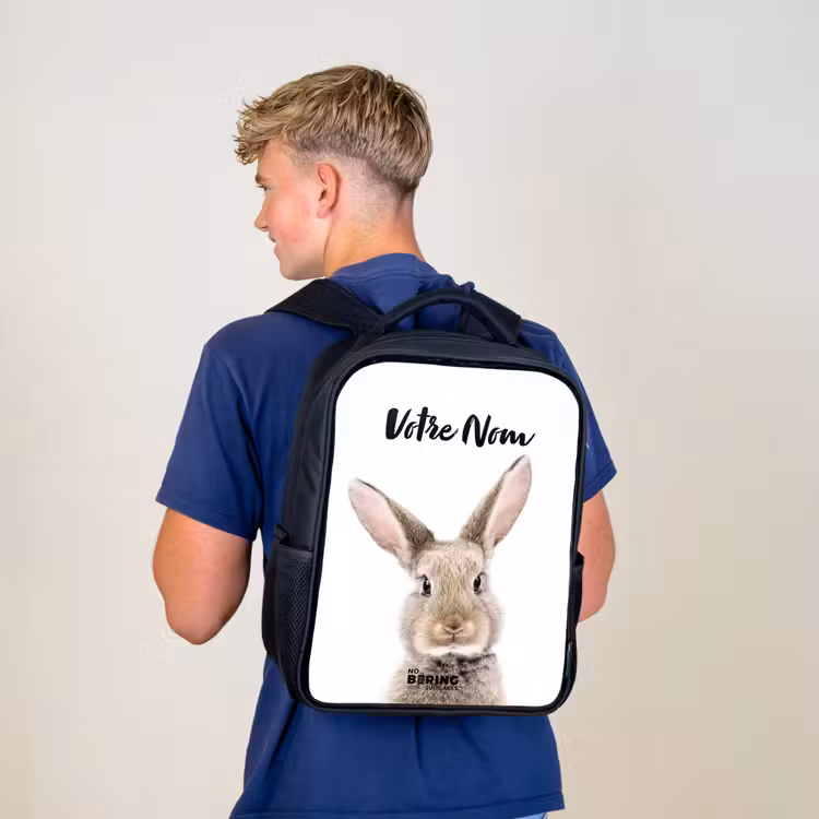 Sac à dos enfant - Noir - Koen Rabbit — 5