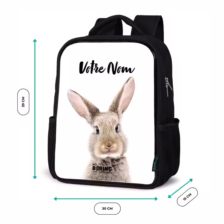 Sac à dos enfant - Noir - Koen Rabbit — 8