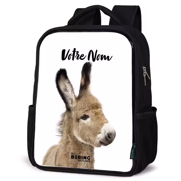 Sac à dos enfant - Noir - L'âne Eddy — 6