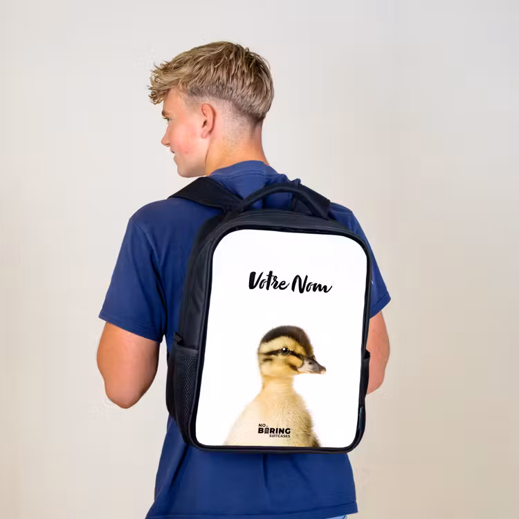 Sac à dos enfant - Noir - Le canard marguerite — 5