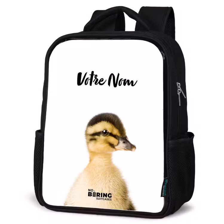 Sac à dos enfant - Noir - Le canard marguerite — 6
