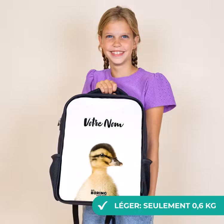 Sac à dos enfant - Noir - Le canard marguerite — 9