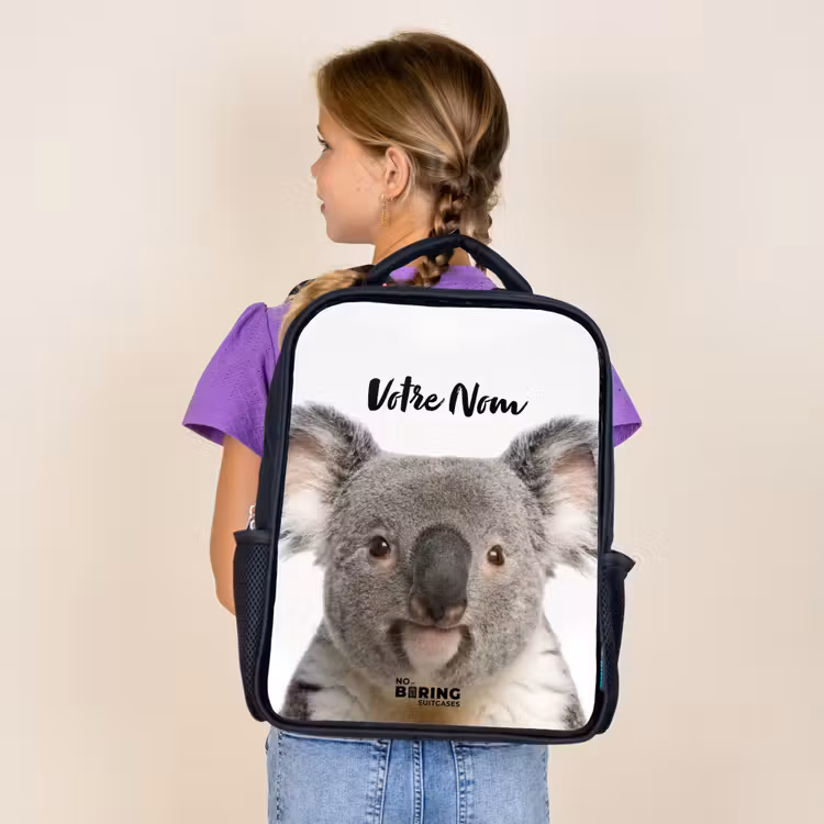 Sac à dos enfant - Noir - Mignon Koala — 4