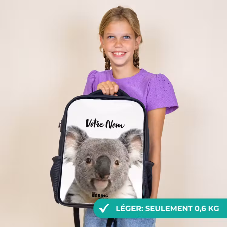 Sac à dos enfant - Noir - Mignon Koala — 9