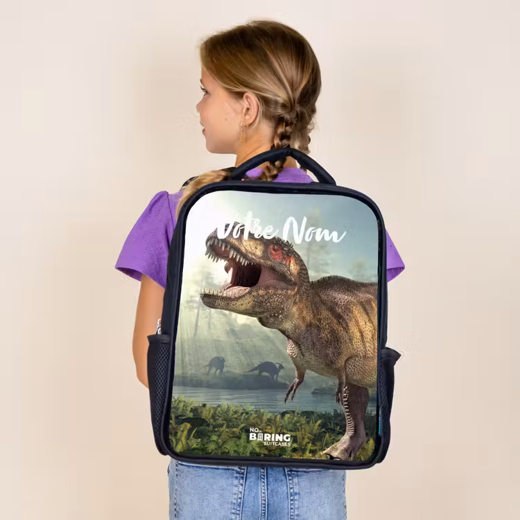 Sac à dos enfant - Noir - Thijs Tyrannosaure — 4