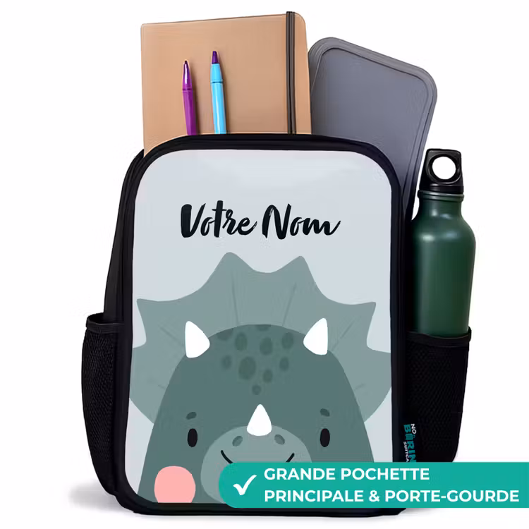 Sac à dos enfant - Noir - Tigo triceratops — 10