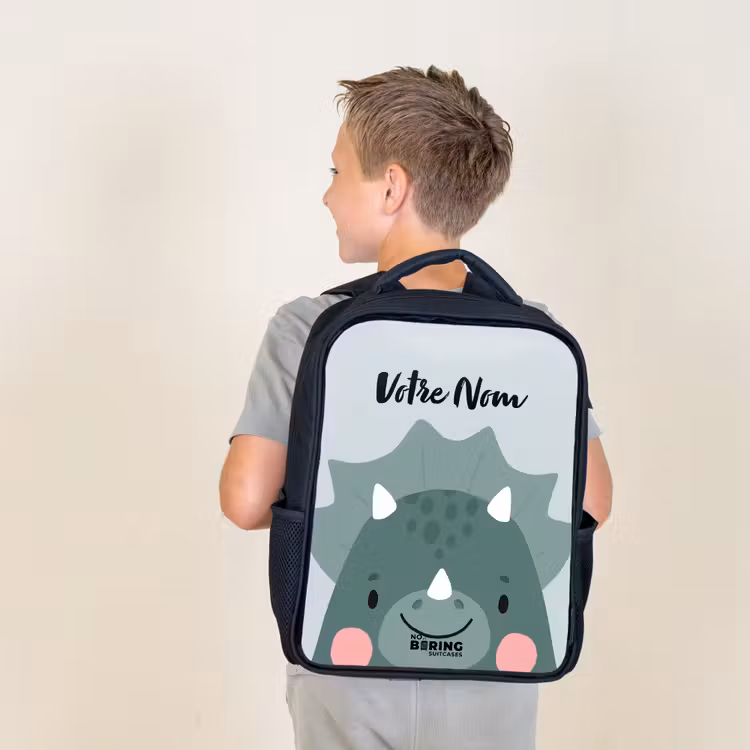 Sac à dos enfant - Noir - Tigo triceratops — 2