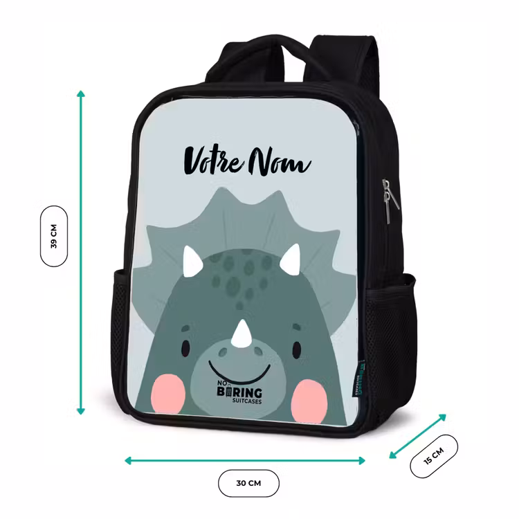 Sac à dos enfant - Noir - Tigo triceratops — 8