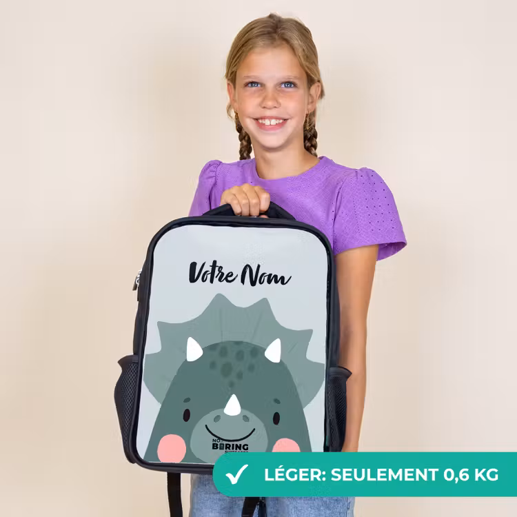 Sac à dos enfant - Noir - Tigo triceratops — 9