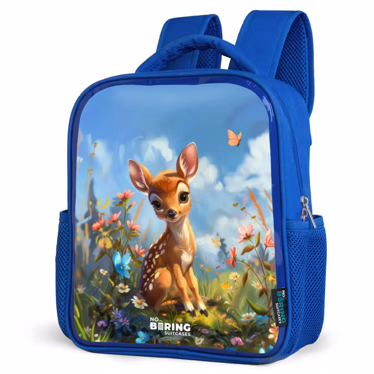 Sac à dos enfant - Bleu - Bailey fleur cerf — 7