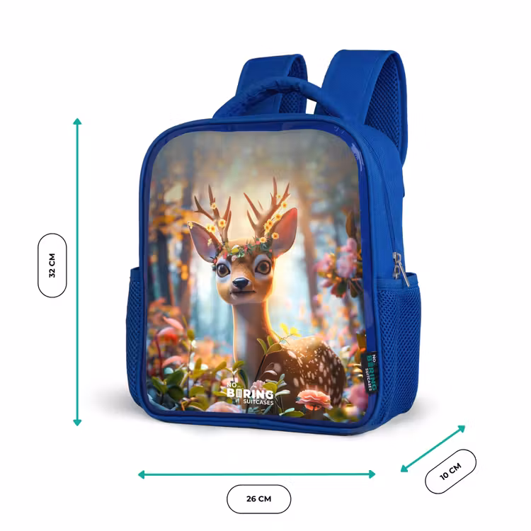 Sac à dos enfant - Bleu - Bois de fleur Bo — 6
