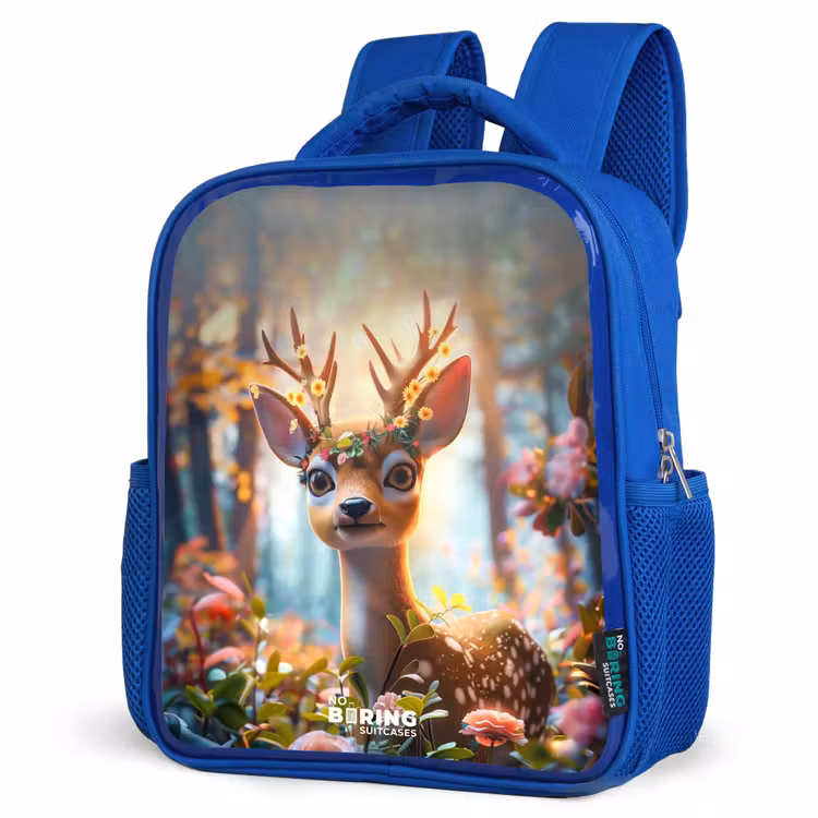 Sac à dos enfant - Bleu - Bois de fleur Bo — 7