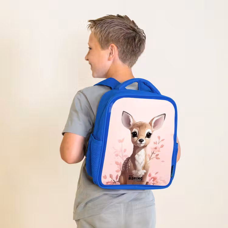 Sac à dos enfant - Bleu - Chevreuil Hedwig — 2