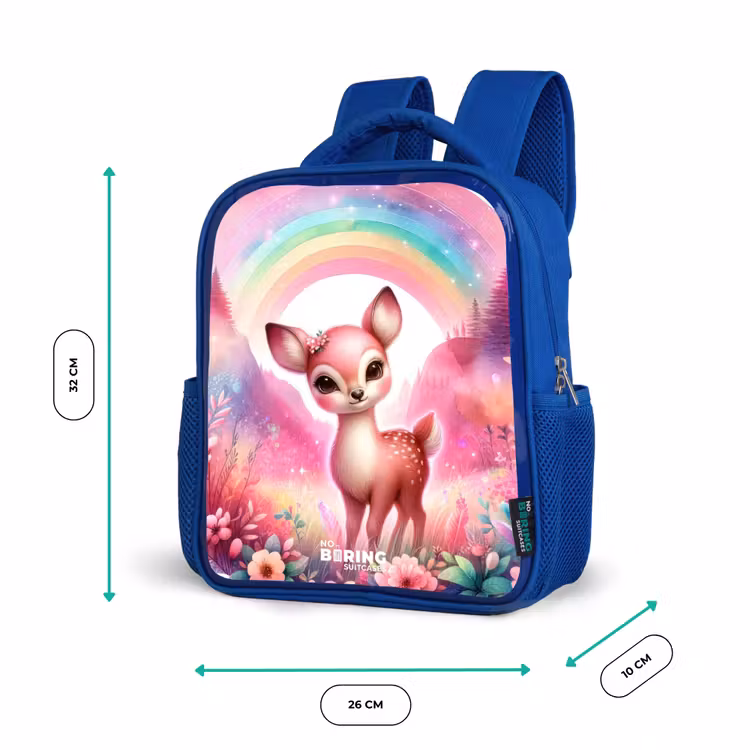 Sac à dos enfant - Bleu - Rouleau rose — 6