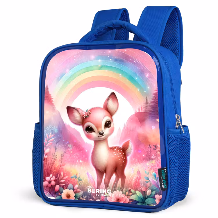 Sac à dos enfant - Bleu - Rouleau rose — 7