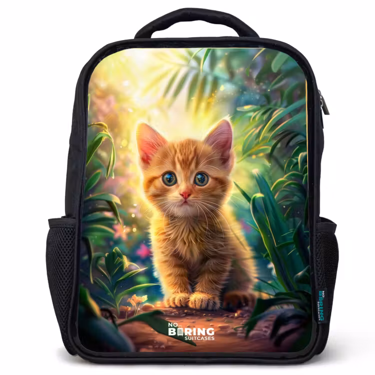 Sac à dos enfant - Noir - Chaton Kees — 1
