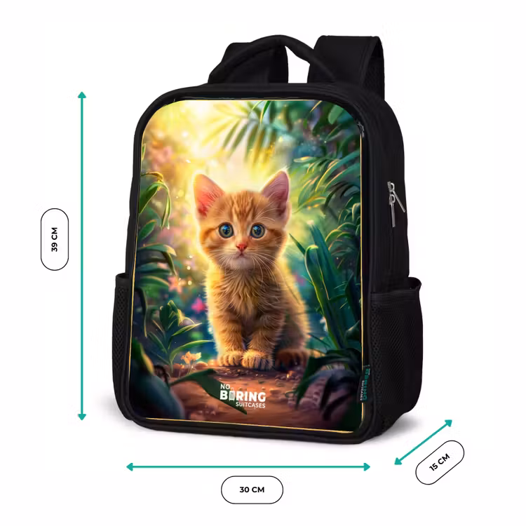 Sac à dos enfant - Noir - Chaton Kees — 8