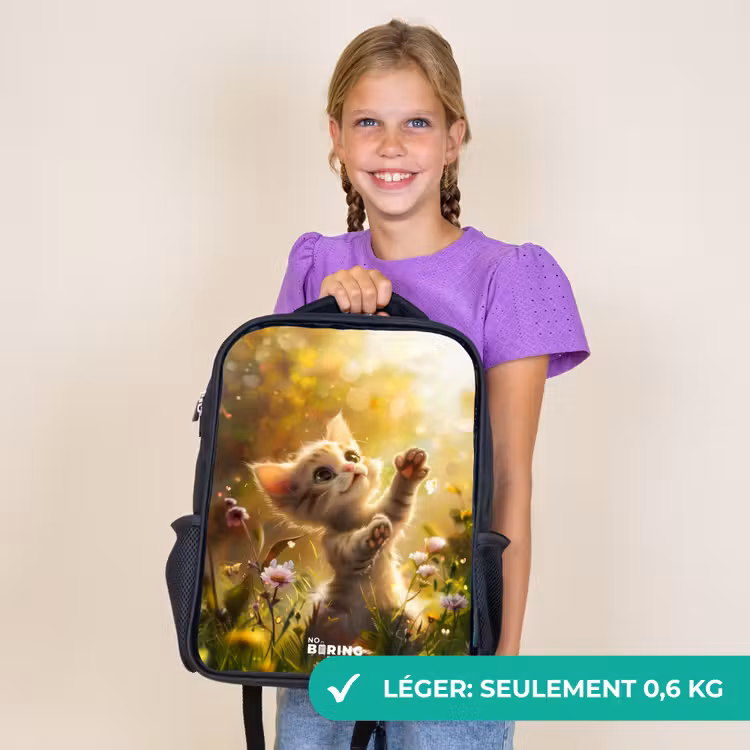 Sac à dos enfant - Noir - Chaton Koosje — 9
