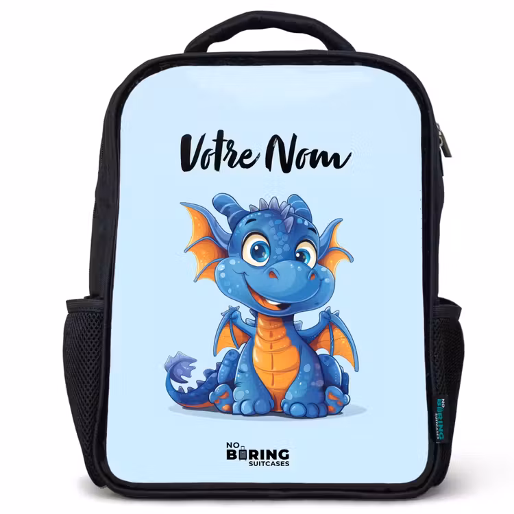 Sac à dos enfant - Noir - Dragon minuscule — 1