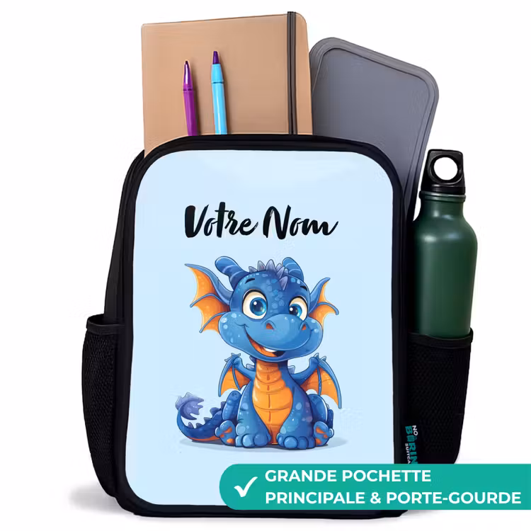 Sac à dos enfant - Noir - Dragon minuscule — 10