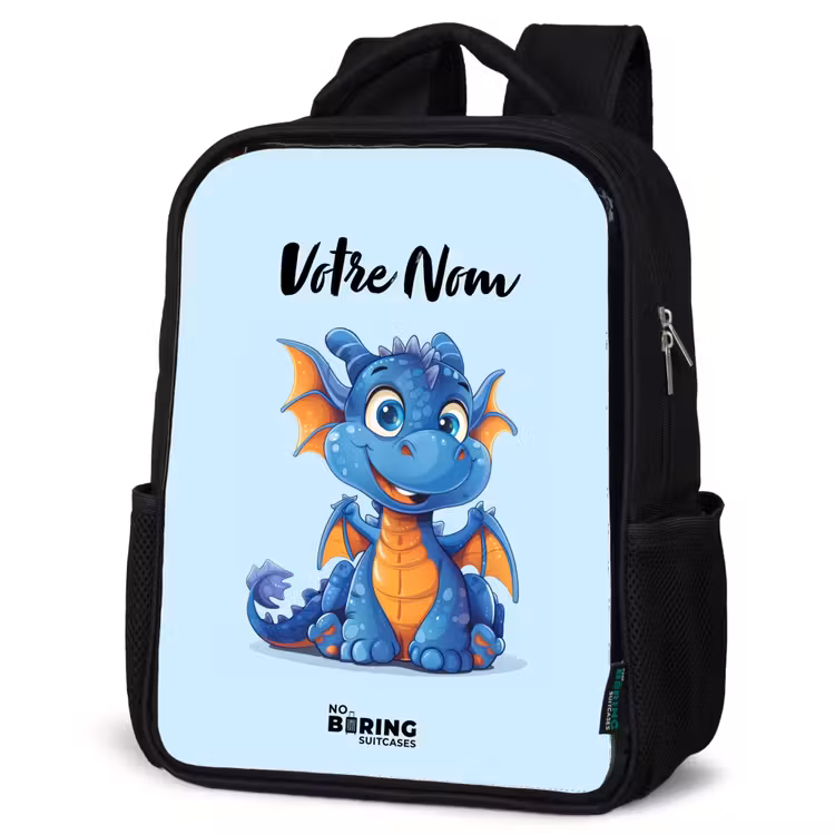 Sac à dos enfant - Noir - Dragon minuscule — 6
