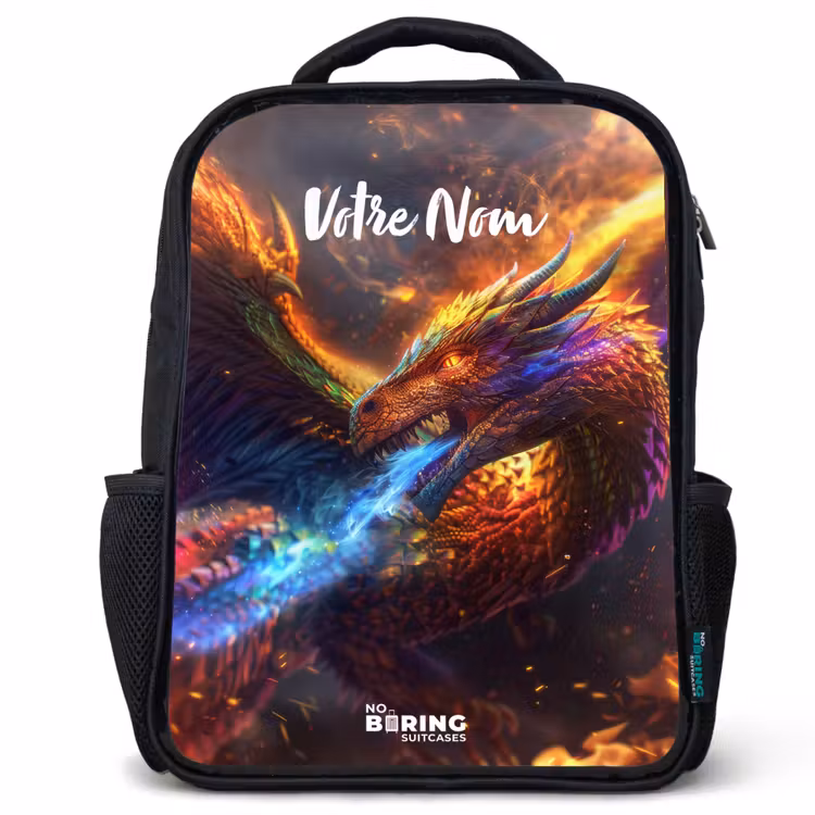 Sac à dos enfant - Noir - Guerrier chromatique — 1