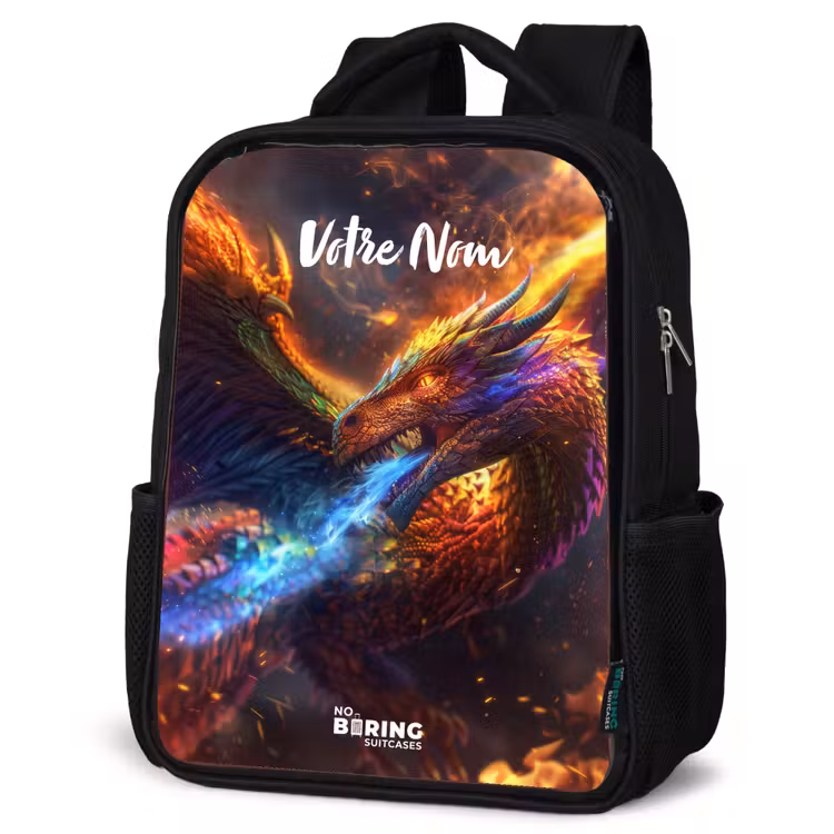 Sac à dos enfant - Noir - Guerrier chromatique — 6