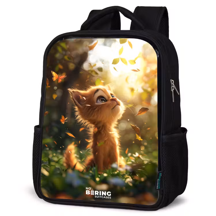 Sac à dos enfant - Noir - Henry chaton d'automne — 6