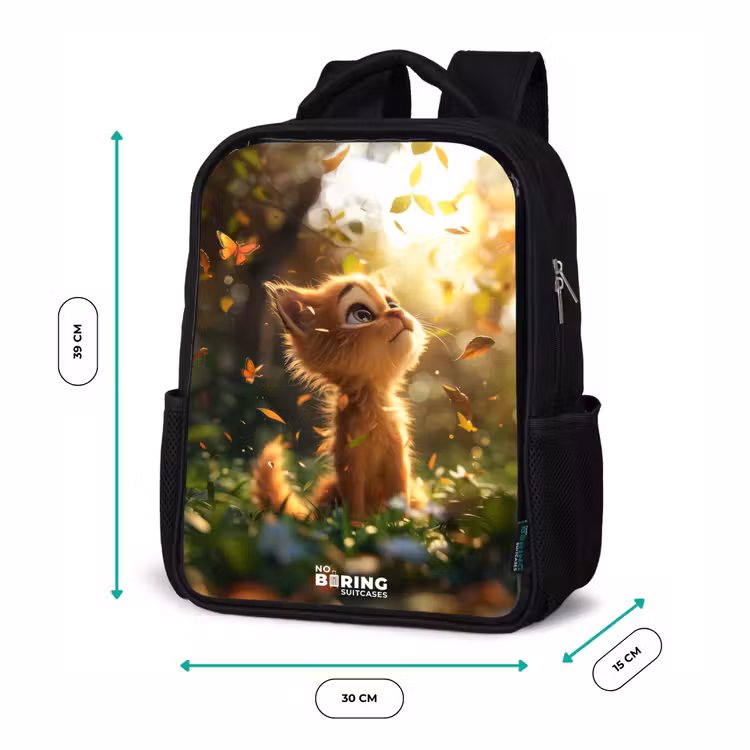 Sac à dos enfant - Noir - Henry chaton d'automne — 8