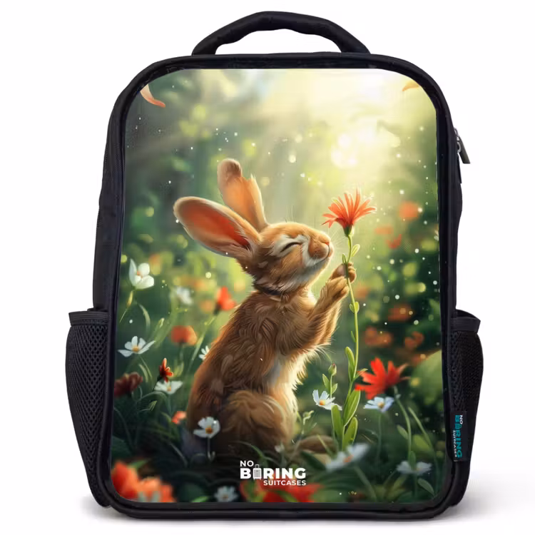 Sac à dos enfant - Noir - Lapin Kasper — 1