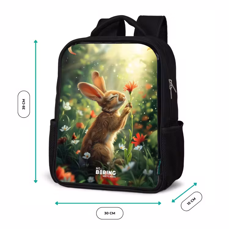 Sac à dos enfant - Noir - Lapin Kasper — 8