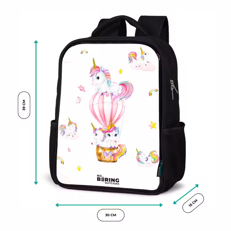 Sac à dos enfant - Noir - Licornes aériennes — 8
