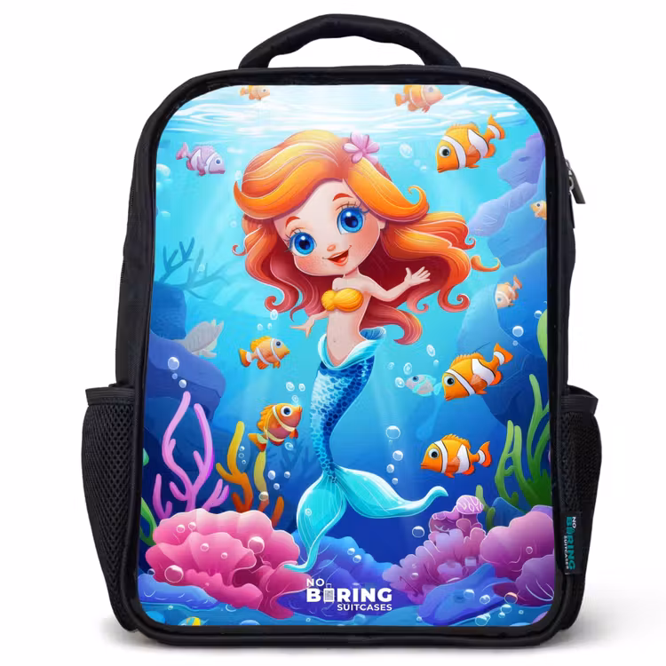 Sac à dos enfant - Noir - Olivia sous l'eau — 1