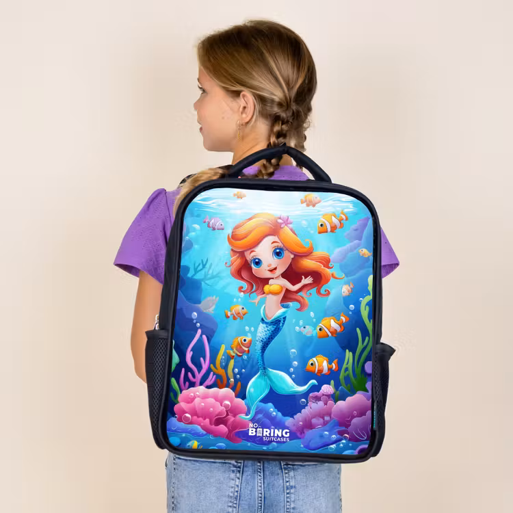Sac à dos enfant - Noir - Olivia sous l'eau — 4