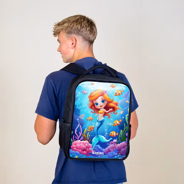 Sac à dos enfant - Noir - Olivia sous l'eau — 5