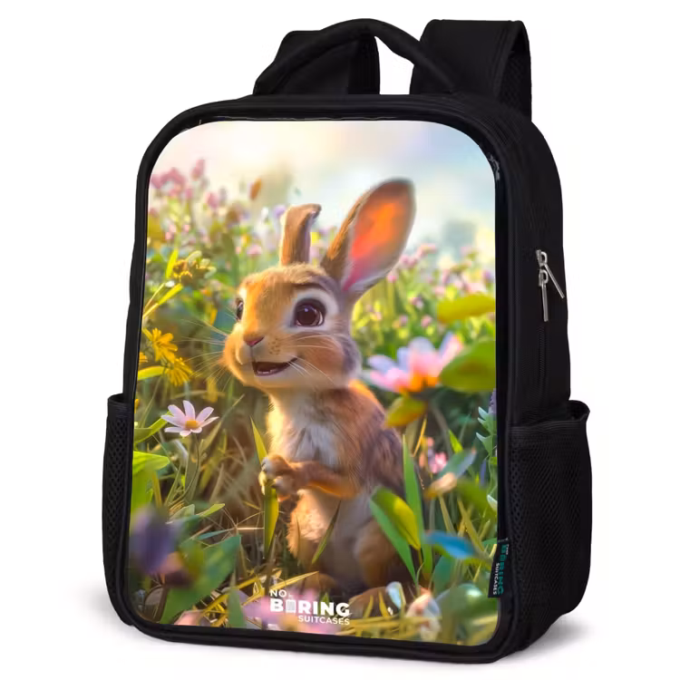 Sac à dos enfant - Noir - Petit lapin — 6