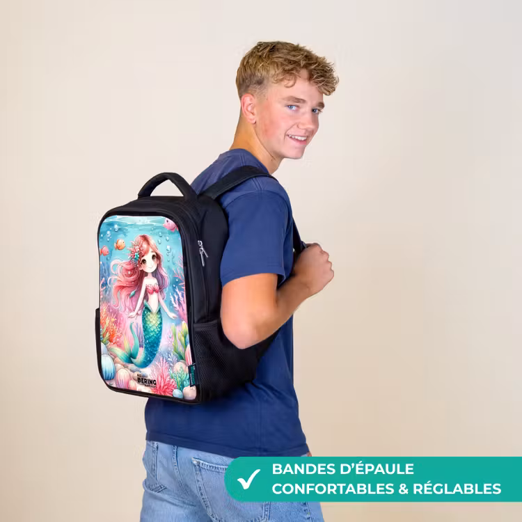 Sac à dos enfant - Noir - Queue de cristal de Kira — 11