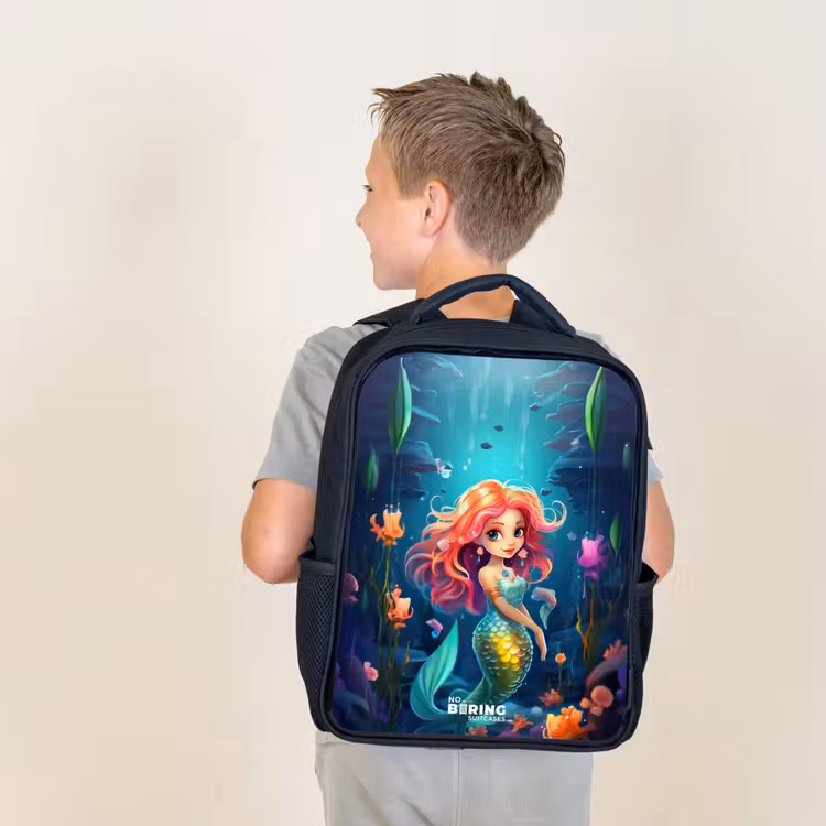 Sac à dos enfant - Noir - Reine de corail — 2
