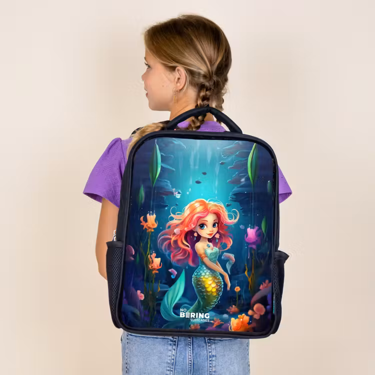 Sac à dos enfant - Noir - Reine de corail — 4